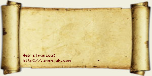 Jasmina Čipčić vizit kartica